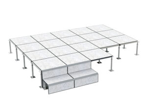 Steel anti-static raised floor