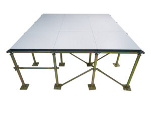 Calcium sulphate anti-static raised access floor